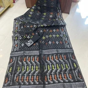 Woven Jamdani Cotton Silk Saree